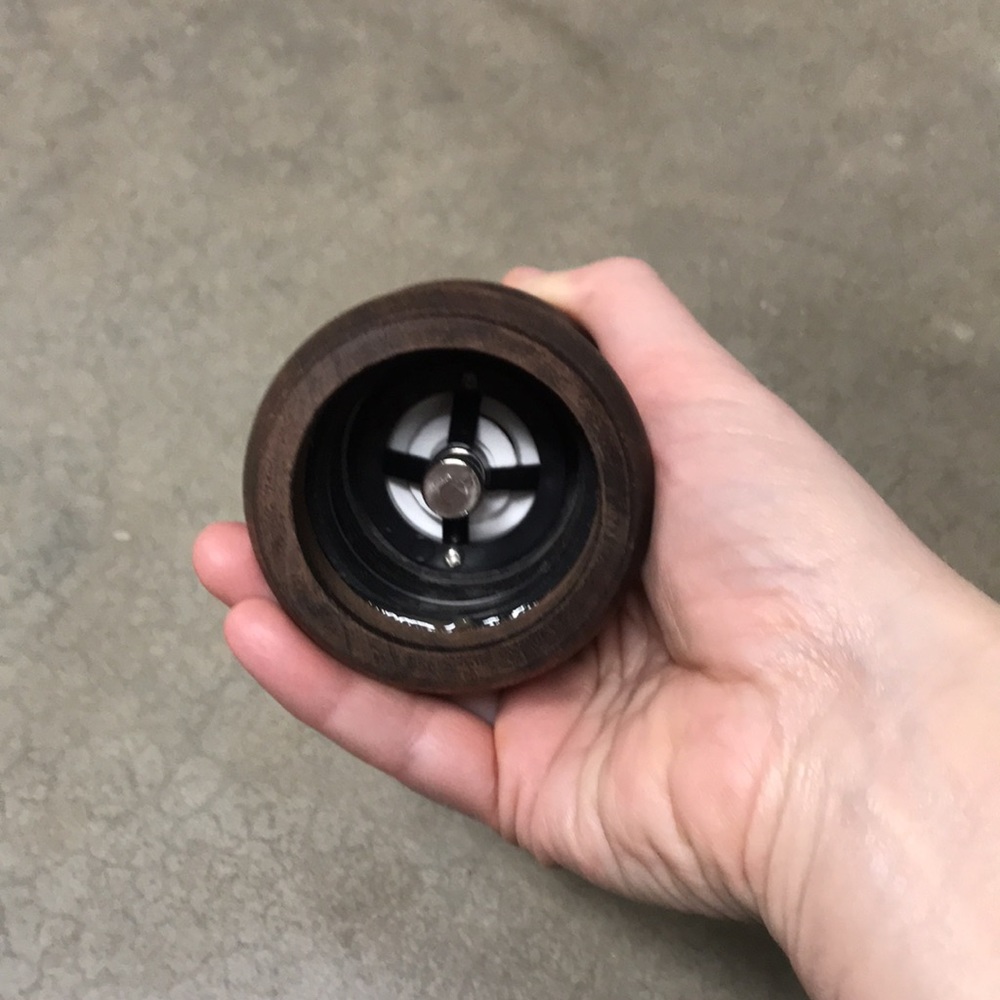 Handmade Salt/Pepper Grinder.  6 1/4” tall.  Walnut. - Picture 4 of 5